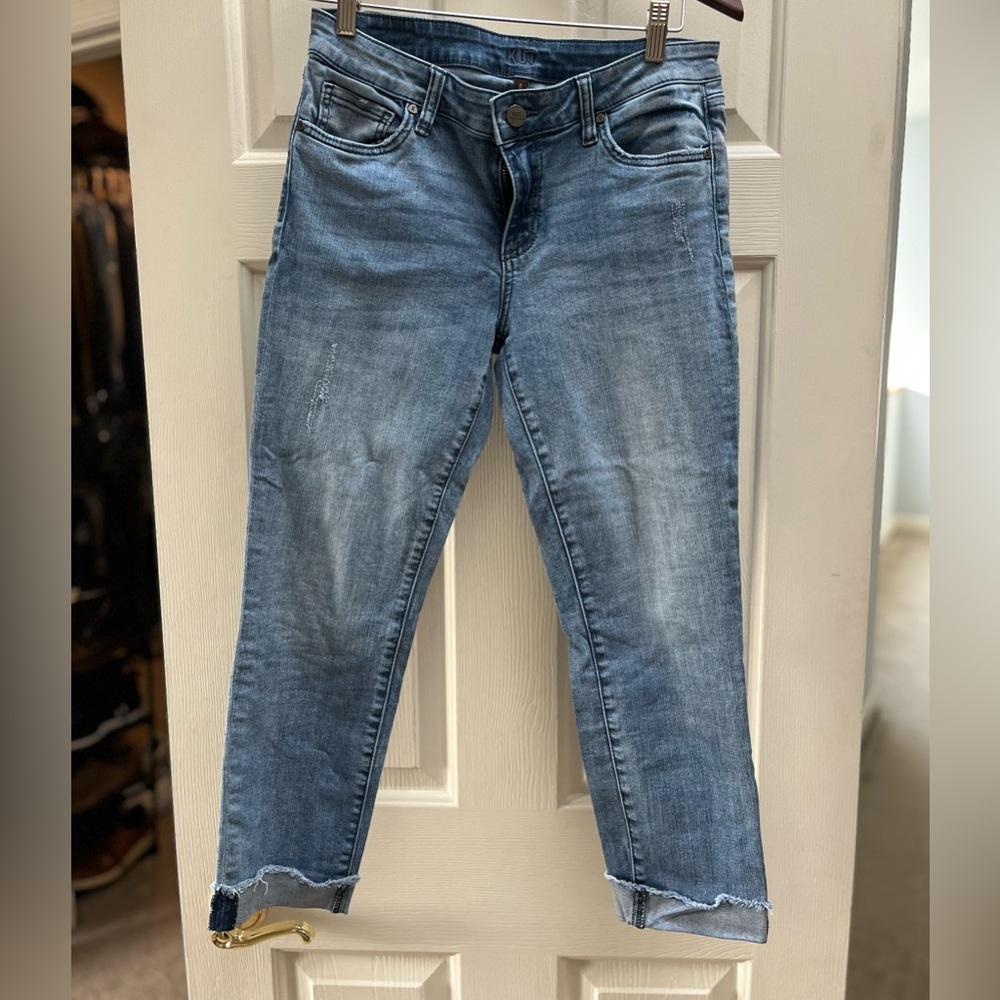 Kut from the Kloth Light Blue Cropped Jeans